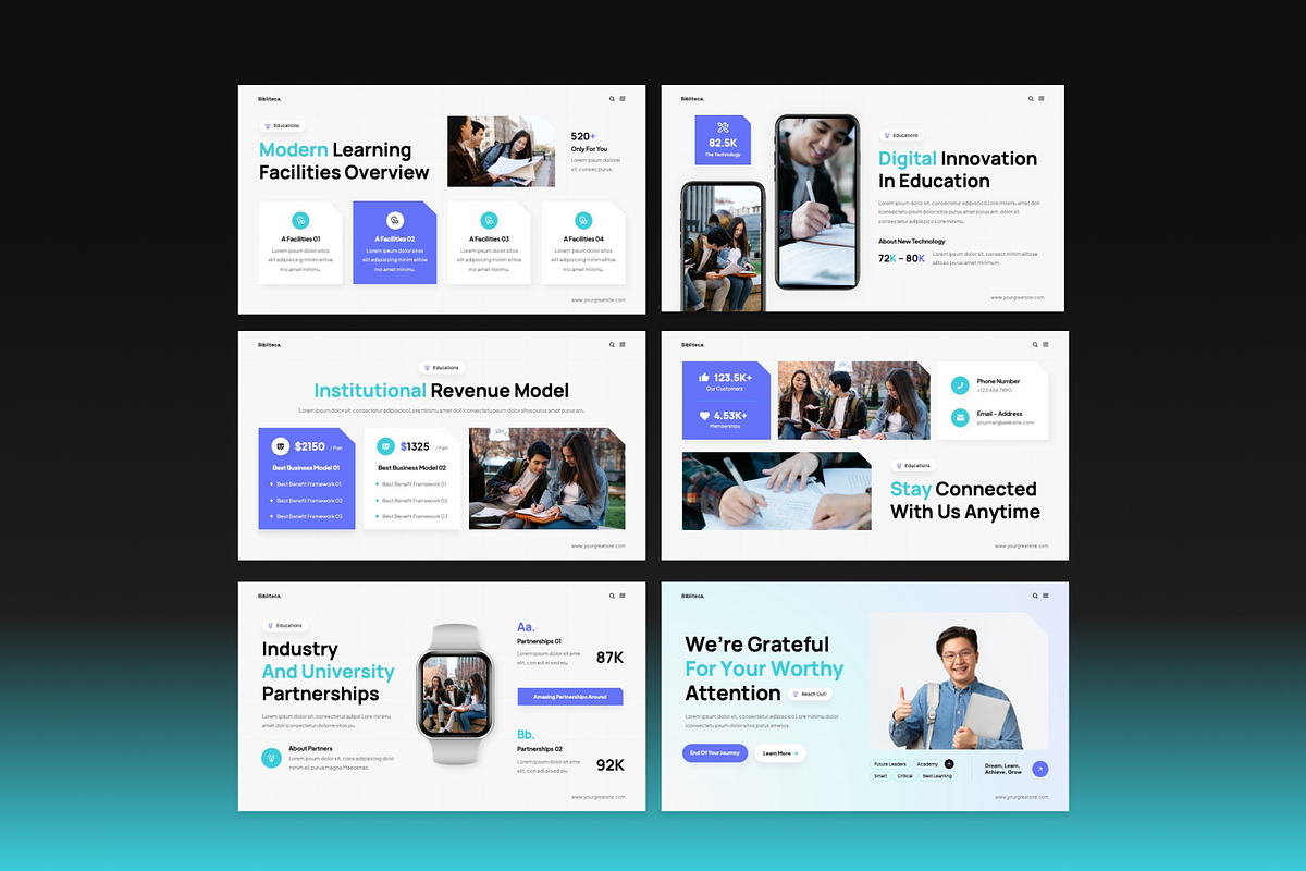 Education Academy Google Slides, a Presentation Template by Annora Studio (Photo 4 of 7)