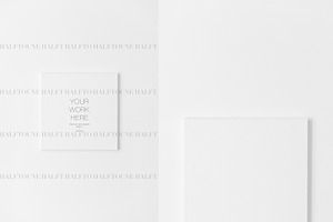 Square Canvas Mockup, Wall Canvas