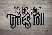 Frizzy vintage font, a Symbol Font by Gleb Guralnyk (Thumbnail 4 of 8)