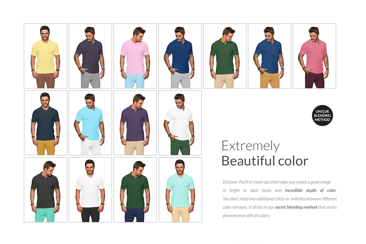 Men Polo Shirt Mockups Set FREE DEMO, a Books & Magazine Mockup by Apparel_Mockups (Photo 13 of 25)