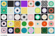 GRADIAL - 200 Radial Gradients, a Background Graphic by kloroform (Thumbnail 9 of 12)