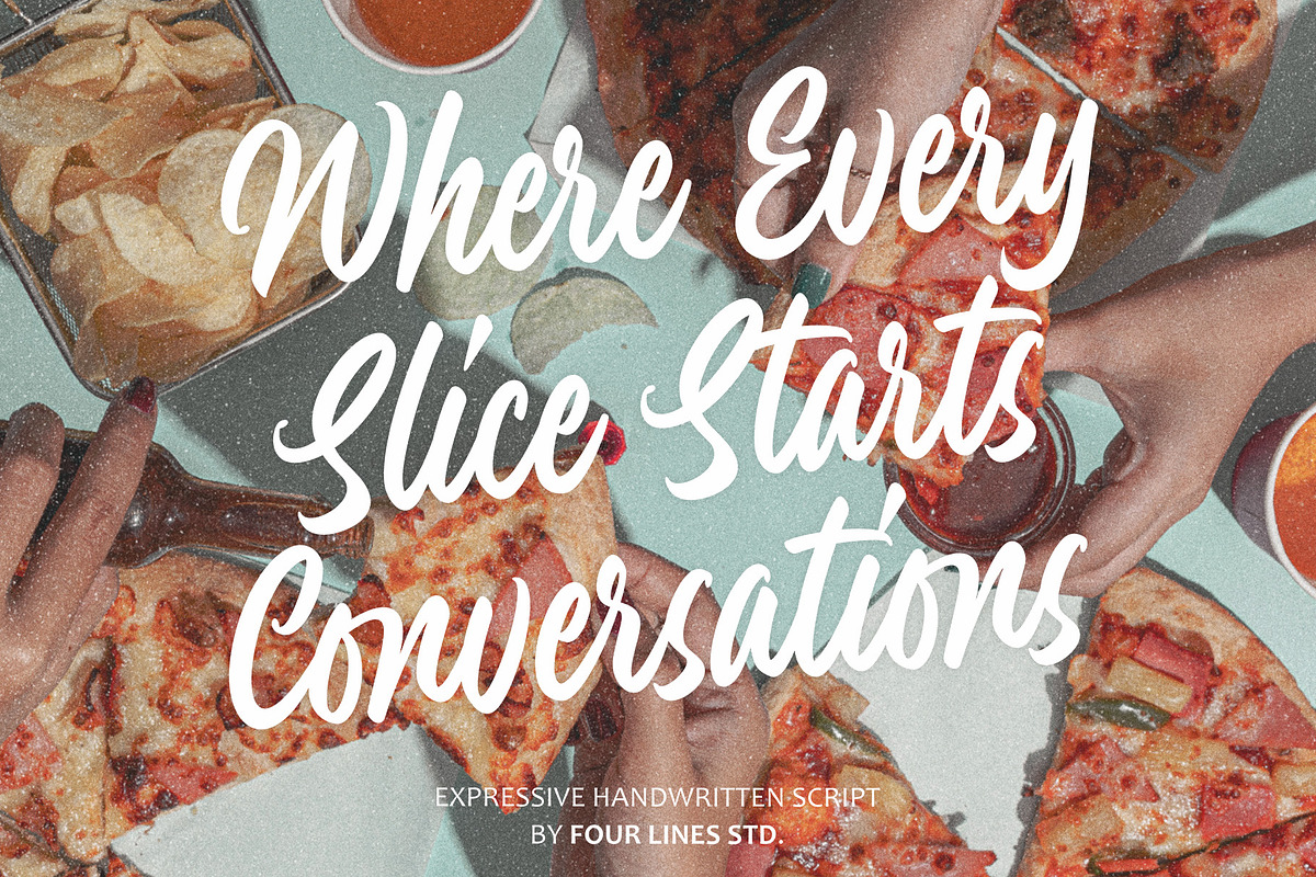 Peach Panturas – Expressive Handwri, a Handwritten Font by Four Lines Std. (Photo 8 of 11)