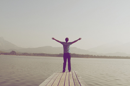 Relaxing Man Containing Man Lake And Summer preview 6