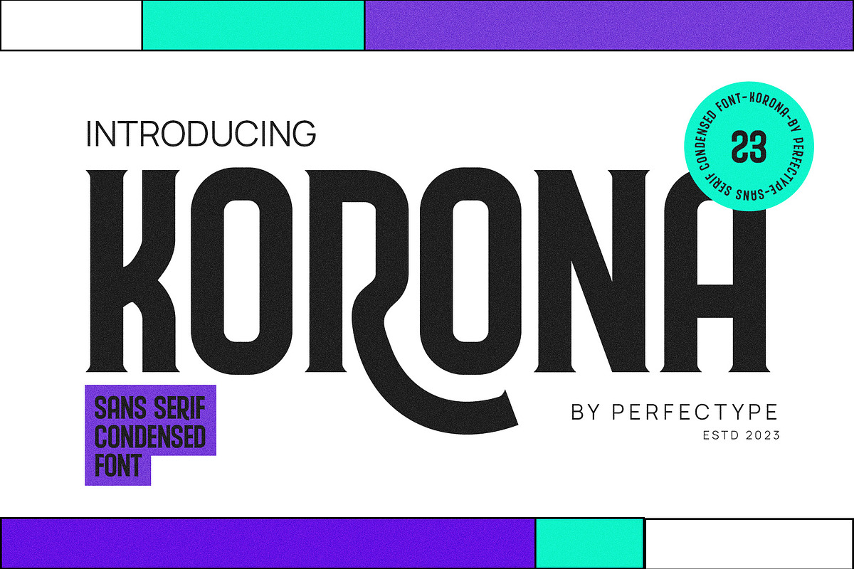Korona Modern Sans Serif Font, a Sans Serif Font by Perfectype (Photo 1 of 10)