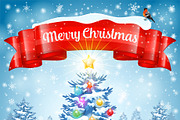 Christmas and New Year Backgrounds, a Decorative Illustration by TAlex (Thumbnail 4 of 6)