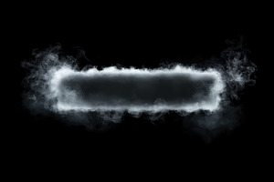 White smoke texture with blank space for text on black background, a Background Photo by AlyaAnd