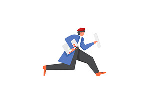 Art creation, vector flat style