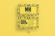 Retro Bussiness Card Template, a Business Card Template by MH Design Template (Thumbnail 6 of 7)