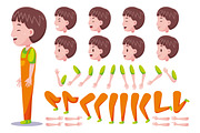 Left View Cute Boys Characters Pack, an Object Graphic by MEDZ (Thumbnail 5 of 5)