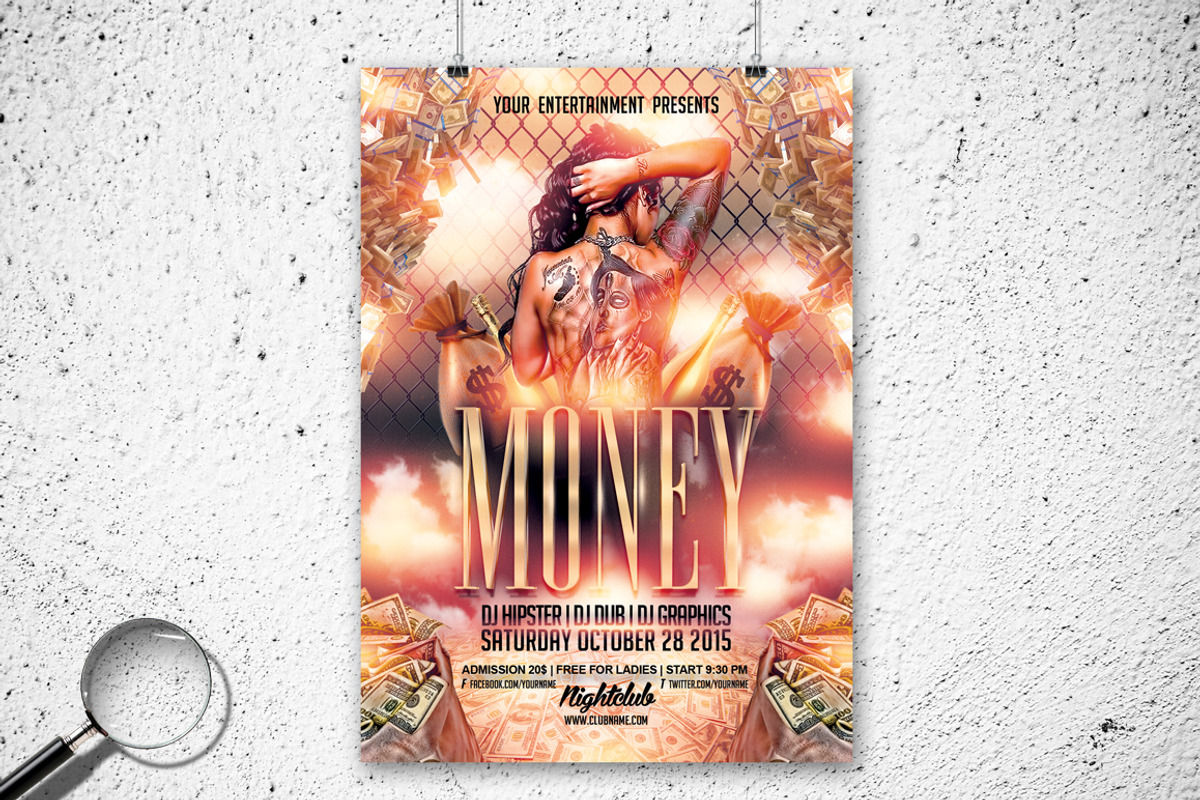 Cash Money | 3in1 Flyer Template, a Flyer Template by GIGA-TEMPLATE (Photo 3 of 10)