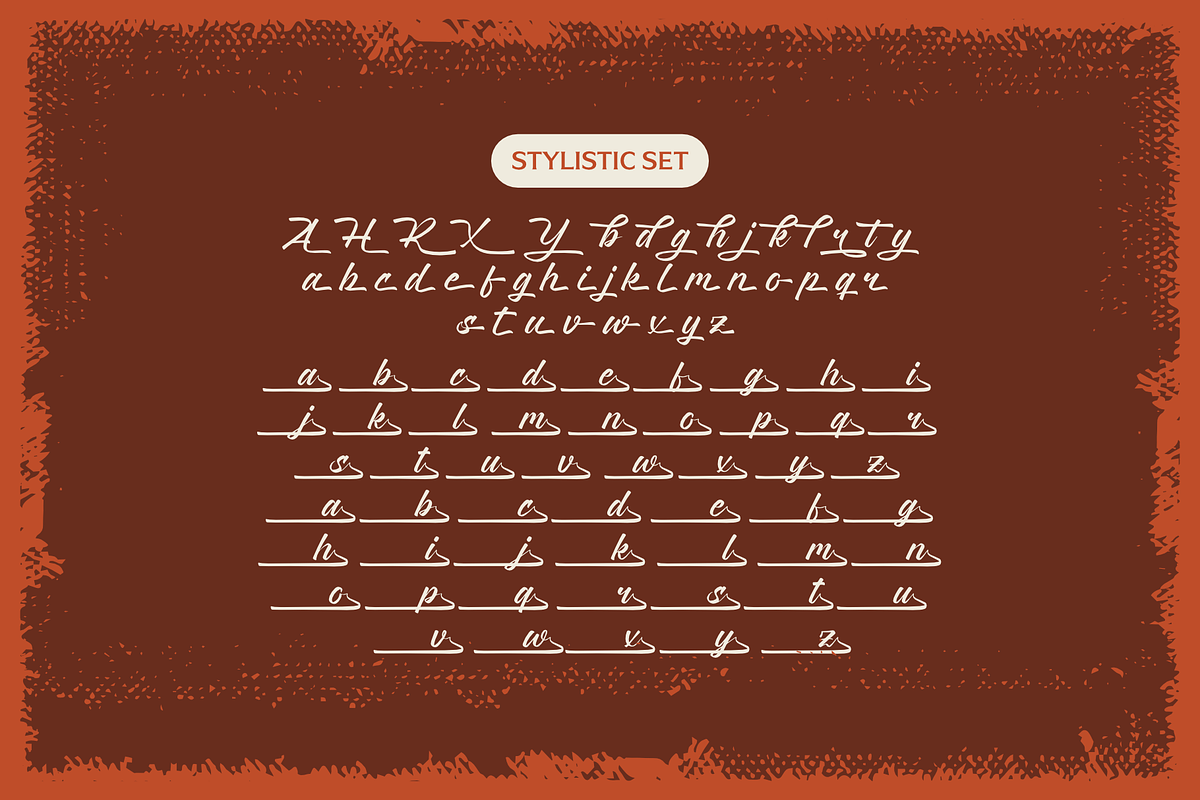Rayhan Script Bold Handwritten Font, a Script Font by Namela Studio (Photo 4 of 10)