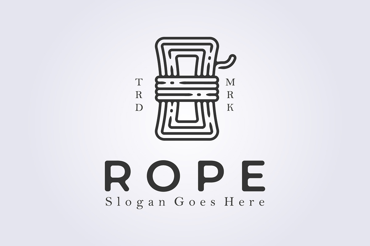 outline ropes reel logo template, a Branding & Logo Template by Lodzrov