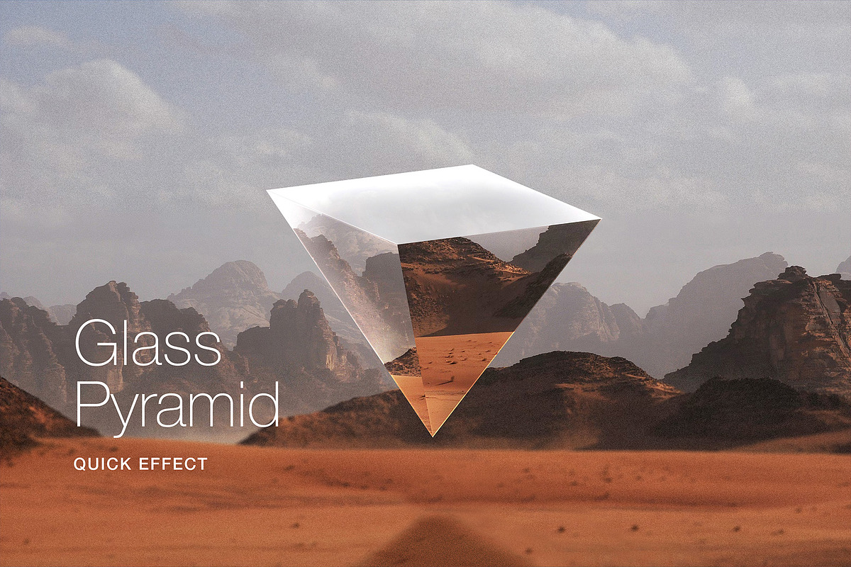 Glass Pyramid Distortion Effect, a Layer Style Add-On by Grafvish (Photo 1 of 5)