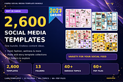 2600 Canva Social Media Templates, a Social Media Template by Ink Gallery (Thumbnail 4 of 7)