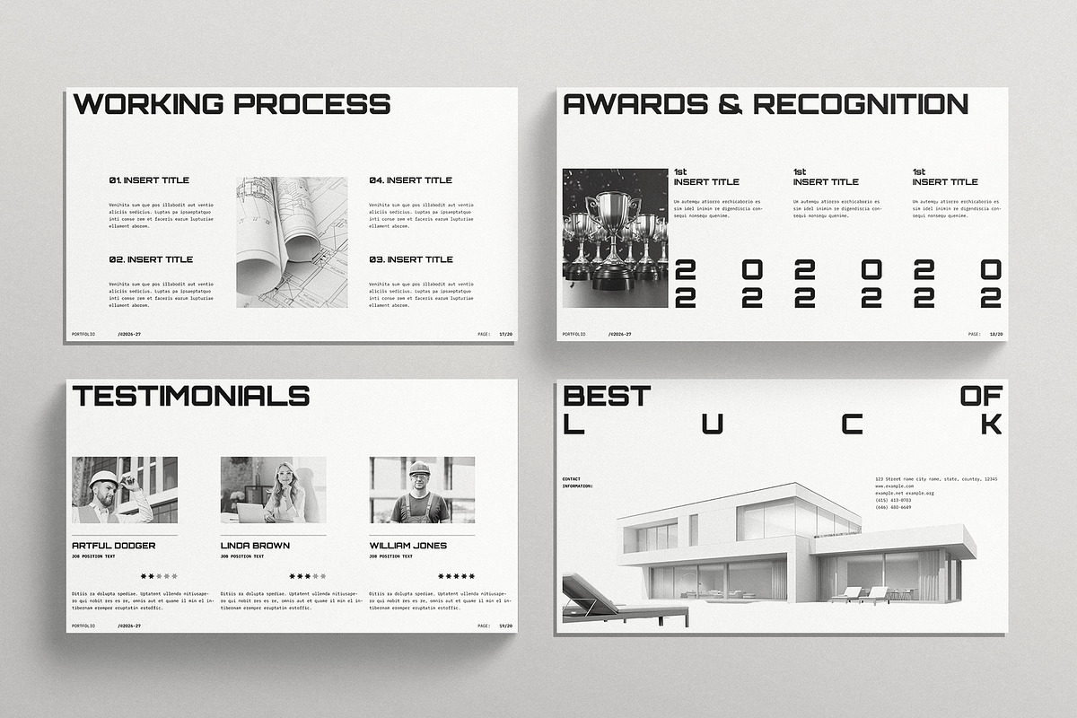 Architectural Portfolio Presentation, a Presentation Template by E-Type (Photo 6 of 6)
