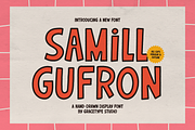 Samill Gufron | Hand Drawn Display, a Handwritten Font by gracetype_studio (Thumbnail 1 of 12)