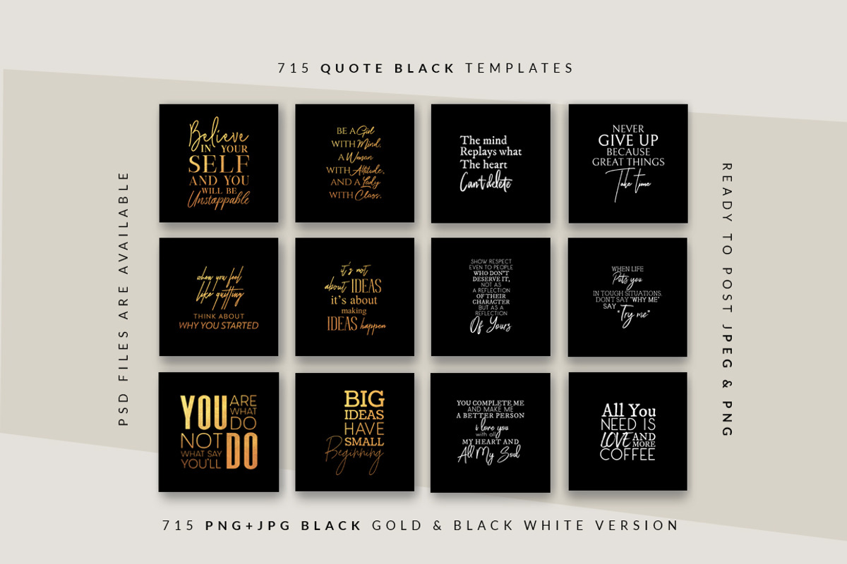 Instagram Social Media Quotes CANVA, a Social Media Template by Eviory (Photo 10 of 55)