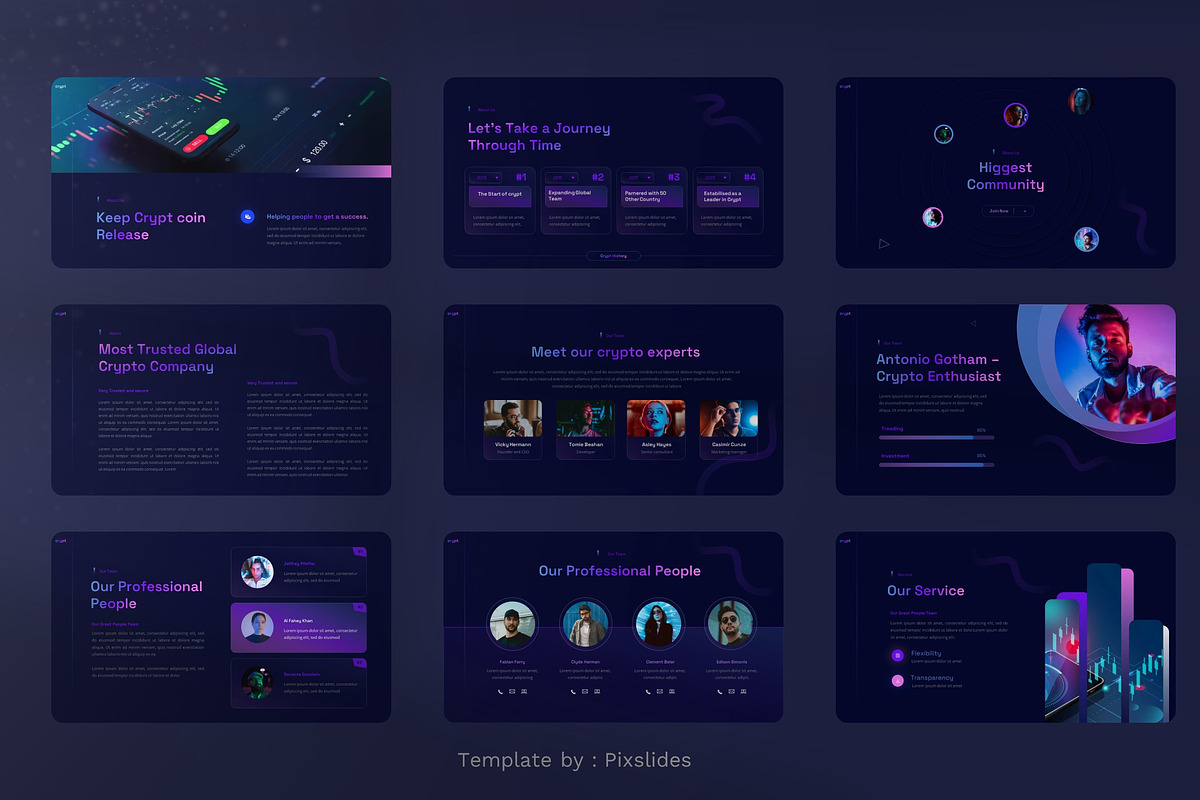 Cryptocurrency & Bitcoin Keynote, a Presentation Template by Pixslides (Photo 3 of 7)