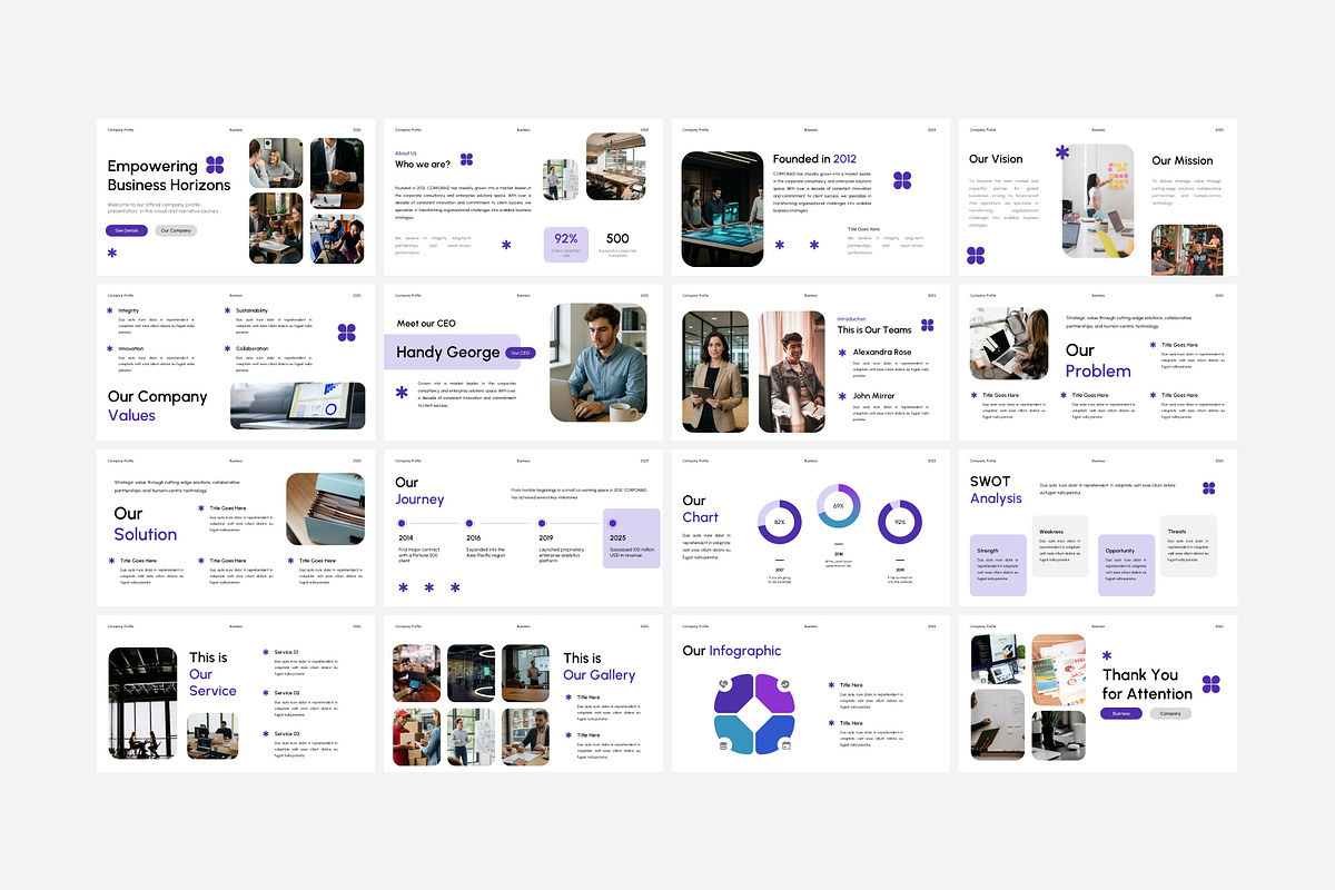 Clean Company Profile Presentation, a Presentation Template by Eklip Studio (Photo 6 of 6)