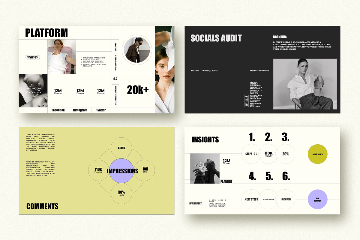 Brand Strategy Presentation Template preview 4