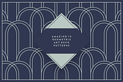 Geometric Art Deco Patterns V2, a Pattern Graphic by Firowerk (Thumbnail 2 of 8)