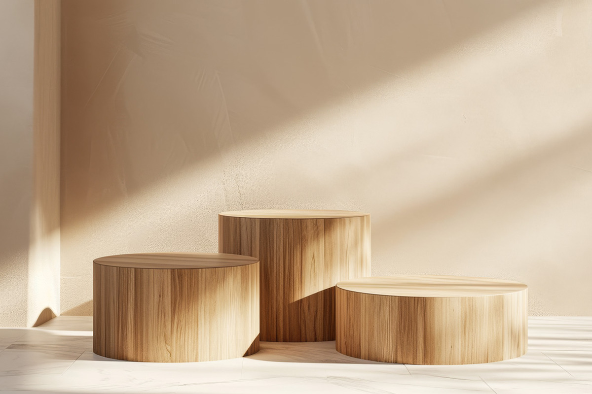 Wooden podiums. 61 images, a Decorative Illustration by Handmadefont (Photo 8 of 14)