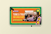 Tunes & Treats - Youtube Thumbnail, a Social Media Template by StreaksideStd (Thumbnail 2 of 3)