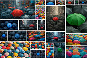 116 Umbrellas, a Background Photo by Handmadefont (Thumbnail 4 of 14)