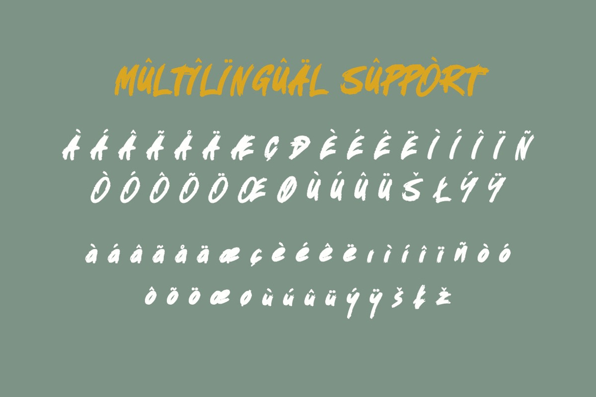 Koxtreitz - Brush Handwritten Font, a Handwritten Font by Dhabee (Photo 13 of 15)