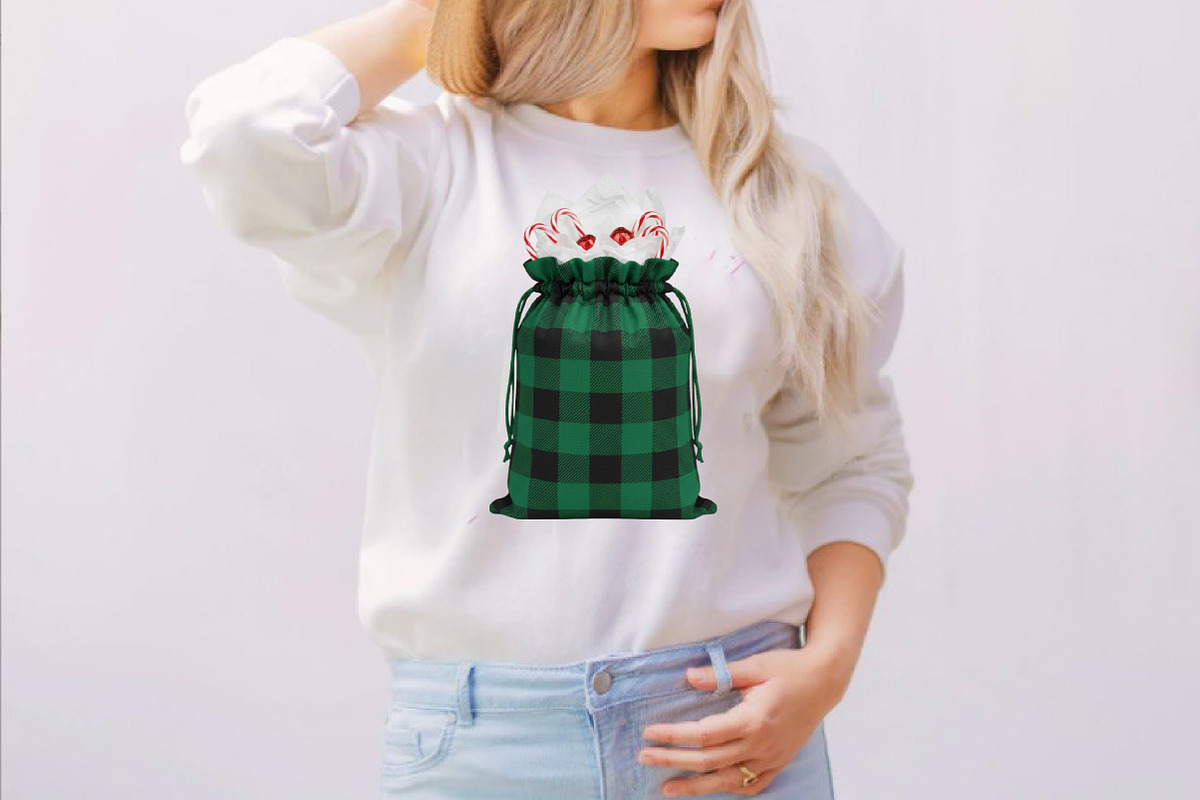 Green Buffalo Plaid Christmas Clipar, an Illustration by SVGArt (Photo 5 of 8)