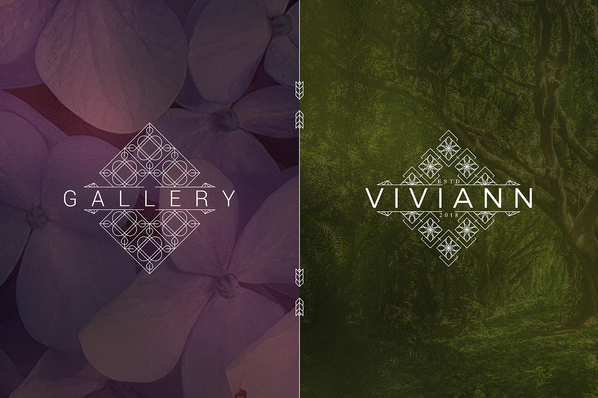 [Spring Vibes] 40 Mosaic Logos -50%, a Branding & Logo Template by VP Fonts (Photo 16 of 27)