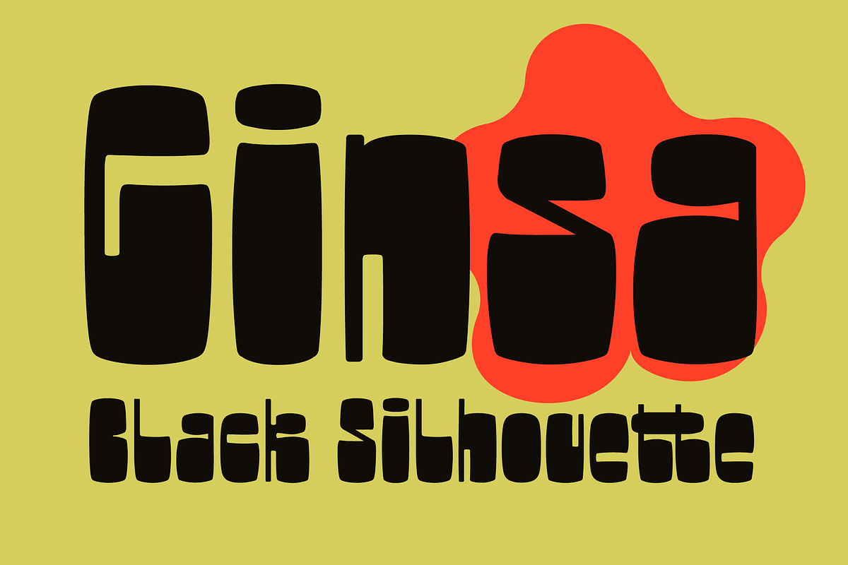 Ginsa Silhouette - analog aesthetic, a Handwritten Font by TypeFaith Fonts (Photo 1 of 11)