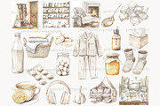 Sick Day Clipart | Cozy Home Medical, a Healthcare Illustration by GlamArtZhanna (Thumbnail 4 of 8)