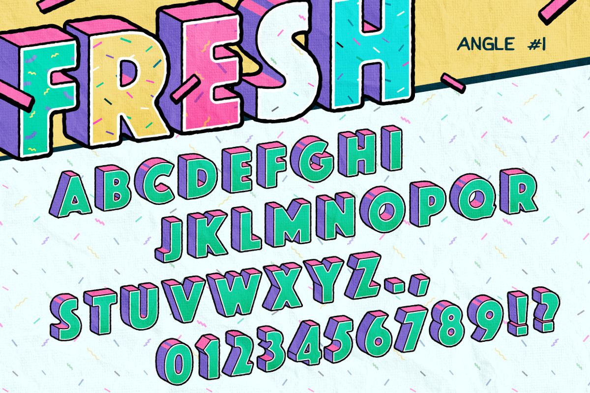 Good Times Alphabet & Graphic Set, a Graphic by Darumo Shop (Photo 3 of 7)