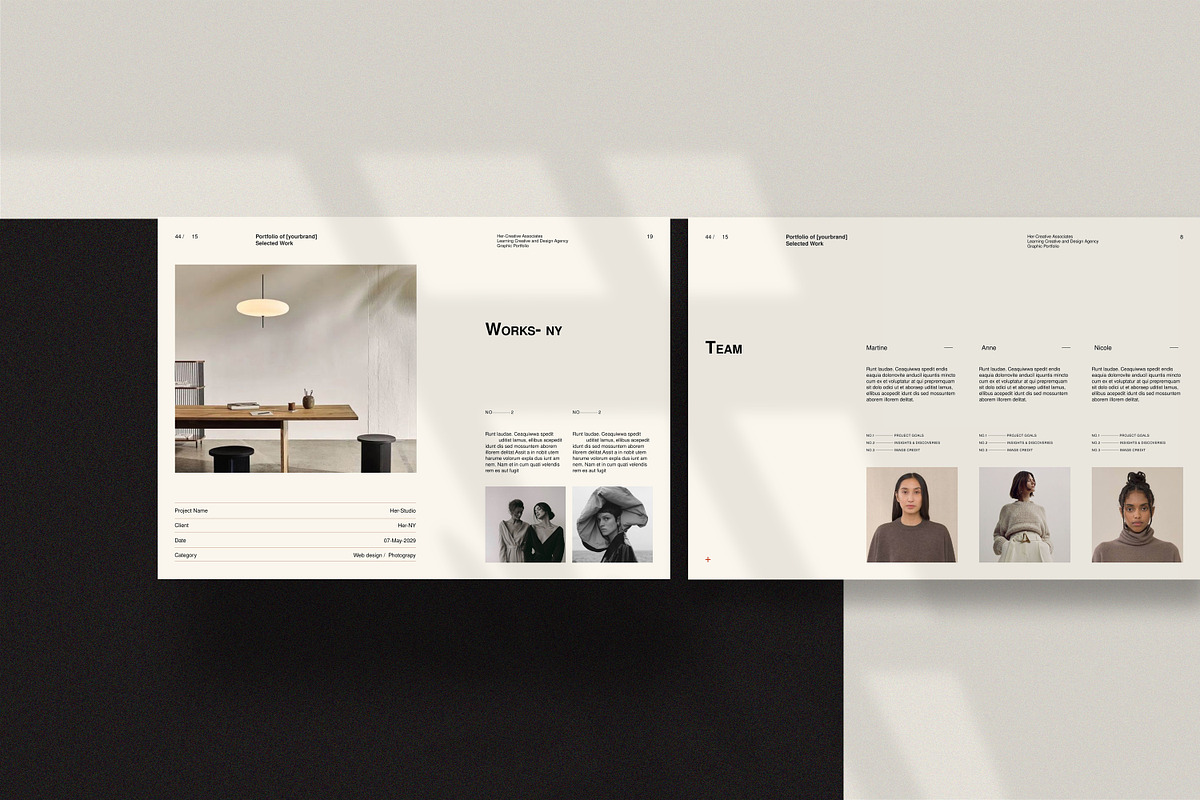 Portfolio and Resume, a Brochure Template by S A N D Y (Photo 4 of 10)