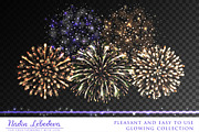 VECTOR GLOWING COLLECTION / BRUSHES, a Background Graphic by Nadin_Lebedeva (Thumbnail 6 of 11)