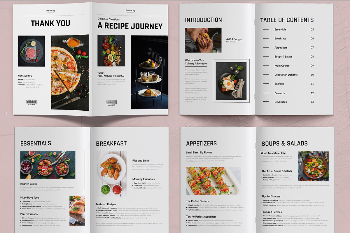 Recipe Book Template, a Magazine Template by ContestDesign (Photo 2 of 3)