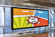 Digital Billboard Mockup, an Advertising Mockup by GearShift (Thumbnail 2 of 3)