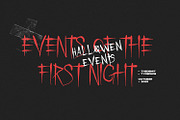 Thedemit - Horror Font Typeface, a Blackletter Font by Kincrev Studio (Thumbnail 4 of 7)
