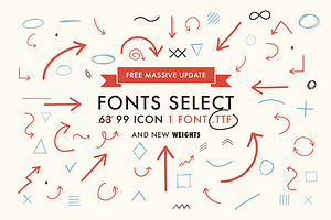 Font Select ICON - Massive Update !