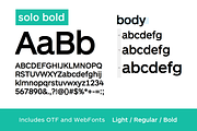 SOLO- Sans Serif Font Family, a Sans Serif Font by Designova® (Thumbnail 7 of 7)