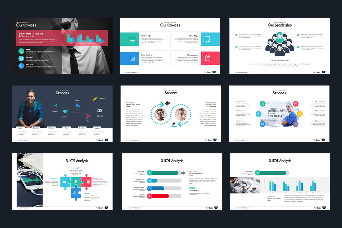 Pitch Deck Keynote Templates, a Presentation Template by Stock Shape (Photo 4 of 7)