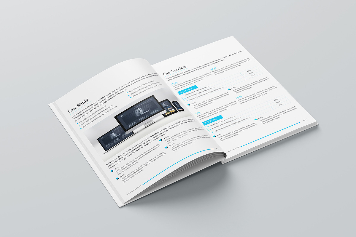 Proposal 16 page's, a Brochure Template by obayes (Photo 7 of 11)