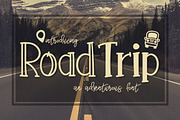 Road Trip a Adventurous Font, a Font by Kitaleigh (Thumbnail 1 of 3)
