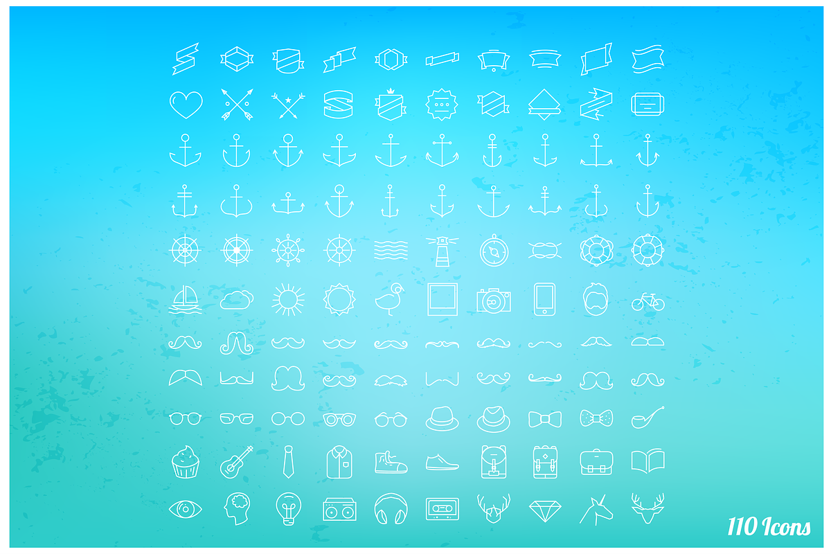 110 icons preview 2