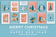 Set of 12 Christmas cards, a Card Template by Creative Graphics (Thumbnail 1 of 8)