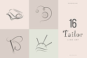 Tailor. Line Art Collection, a Work Illustration by le-genda (Thumbnail 5 of 6)