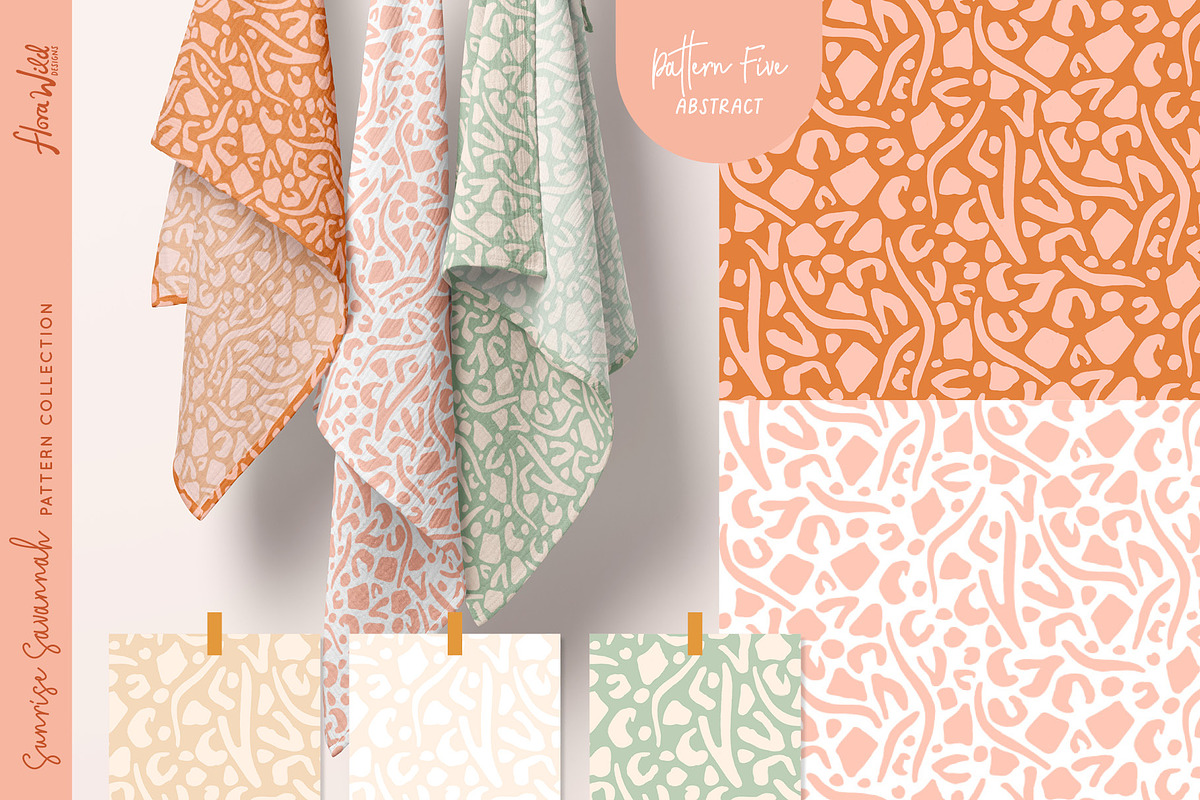 Savannah safari pattern bundle, a Pattern Graphic by Flora Wild Designs (Photo 6 of 9)