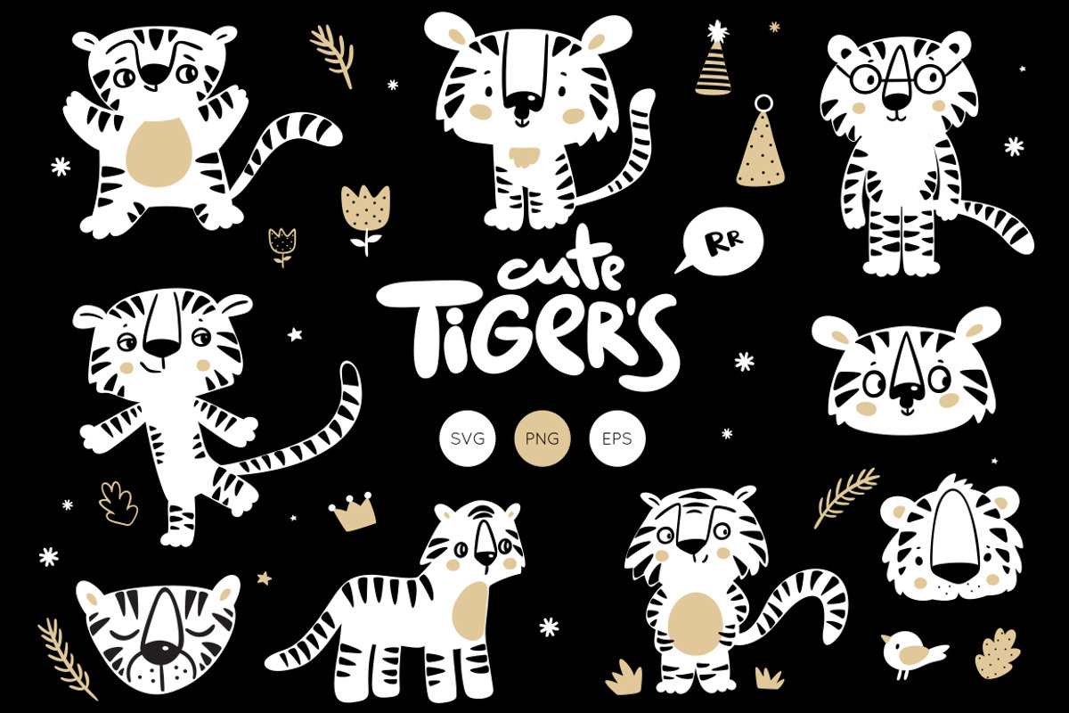 Tiger illustration, an Animal Illustration by Magic & Dreams (Photo 5 of 7)