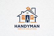 Handyman House Repair Logo, a Branding & Logo Template by Guavanaboy (Thumbnail 1 of 3)